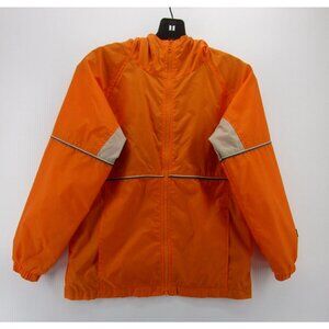 Columbia Jacket Boys 10 12 Windbreaker Full Zip Hoodie Hiking Outdoor *